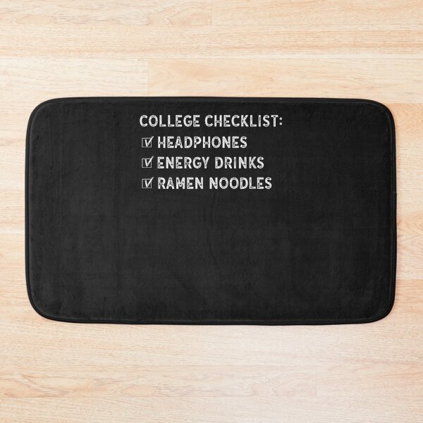 Item preview, College Checklist Shirt Funny Freshman Ramen Noodl designed and sold by caslinidsch.