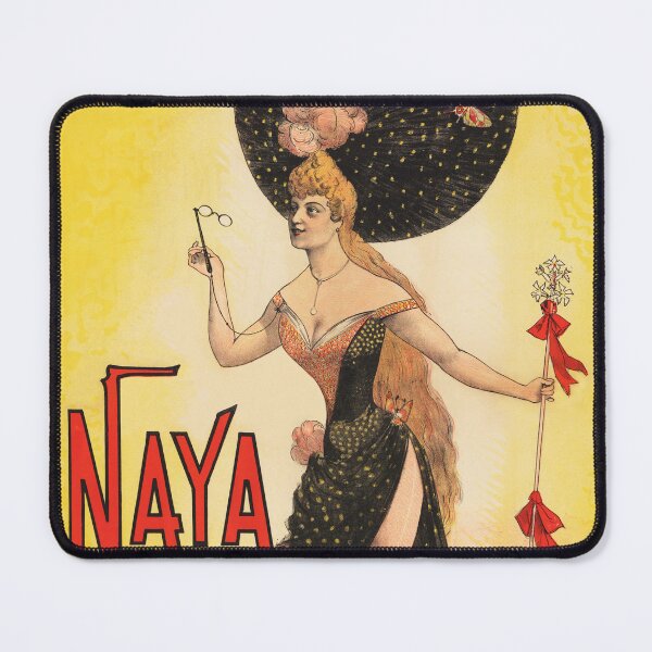Item preview, Opera Singer NAYA La Reine De La Haute Gomme Vintage Belle Epoque French Theater Poster designed and sold by retroposters.