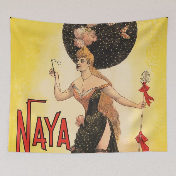 Item preview, Opera Singer NAYA La Reine De La Haute Gomme Vintage Belle Epoque French Theater Poster designed and sold by retroposters.