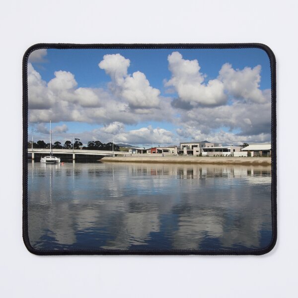 Item preview, Leven River at Ulverstone, cloud reflections designed and sold by Gaylene Norton.