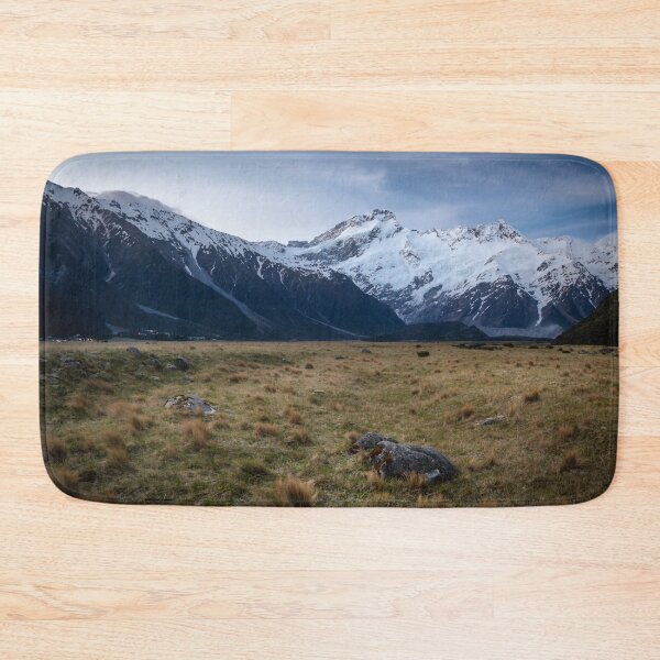 Item preview, Mount Cook Village and Mount Sefton designed and sold by Alex Stojan.