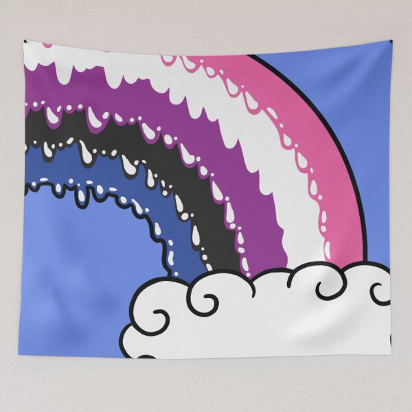 Item preview, Genderfluid Rainbow designed and sold by SavageHeroes.