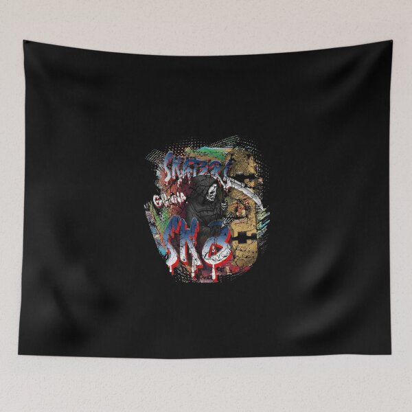 Item preview, Graffiti Skaters Gunna Skate Death Graphic T-Shirt designed and sold by krnnvrstacy.