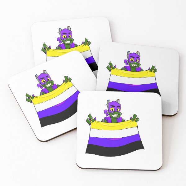 Item preview, rottmnt donnie nonbinary pride designed and sold by Illuwugirl.