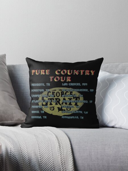 George Strait 1993 outlet Tour Pillow