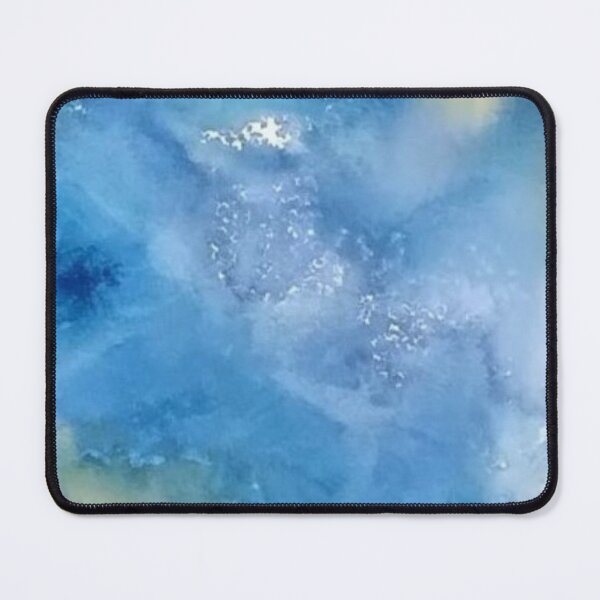Item preview, Yellowstone Hydrothermal Pool #5 center closeup watercolor and ink painting designed and sold by ChillonLeachArt.