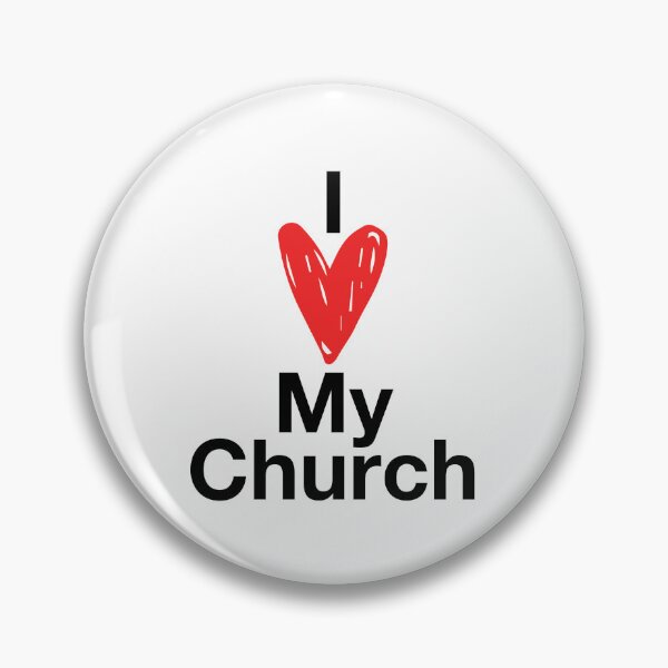 Item preview, I Love My Church designed and sold by micasata.