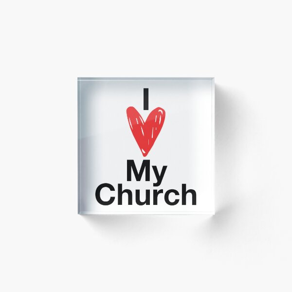 Aperçu de l'œuvre J'aime mon église créée et vendue par micasata.