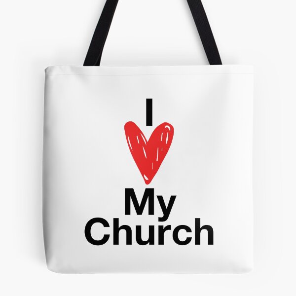 Item preview, I Love My Church designed and sold by micasata.