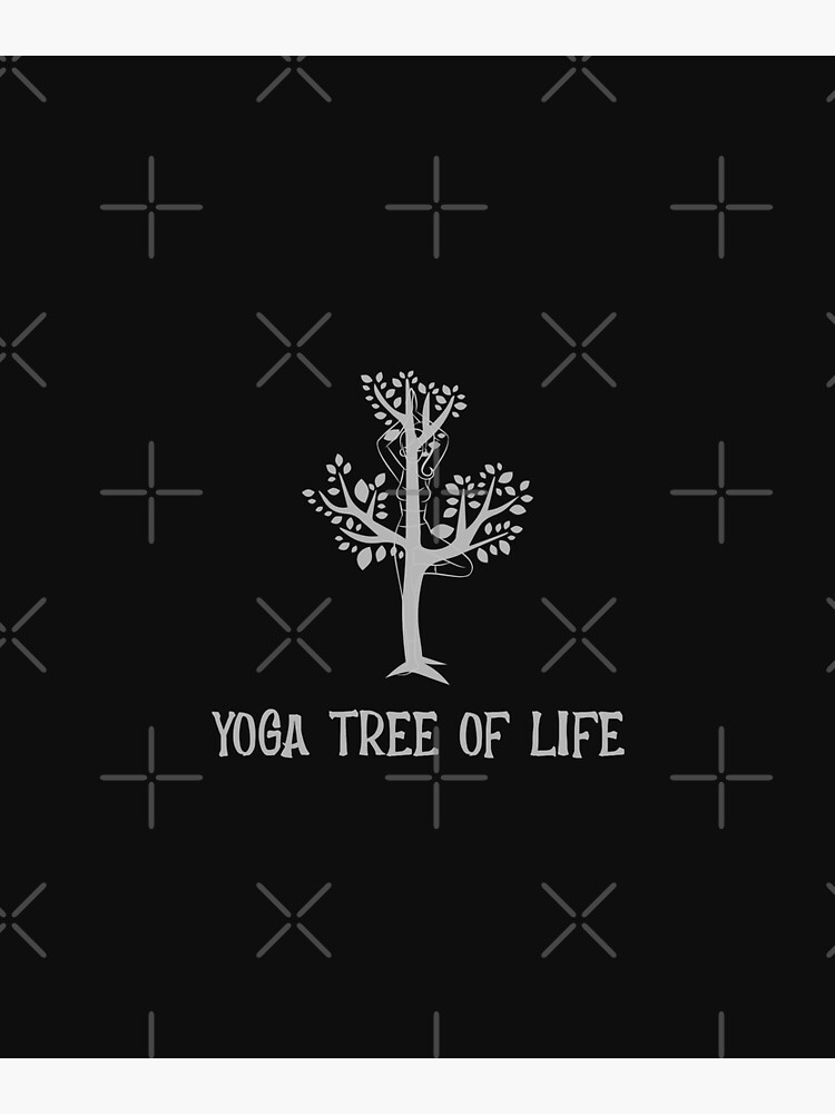 "yoga "tree of life"message" Poster for Sale by ydsdesigns Redbubble