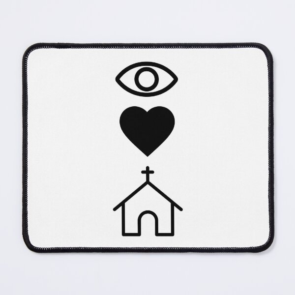 Item preview, I Love My Church designed and sold by micasata.