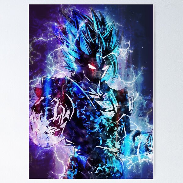 Super Dragon Ball Heroes Cumber Vs Vegito Blue Wallpaper Poster Canvas