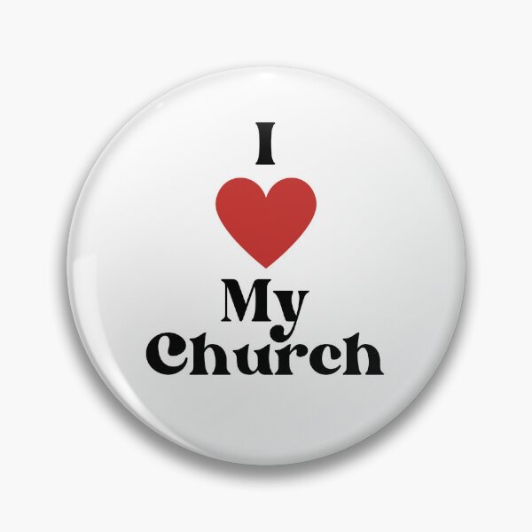 Item preview, I Love My Church designed and sold by micasata.
