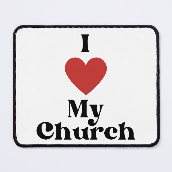 Item preview, I Love My Church designed and sold by micasata.