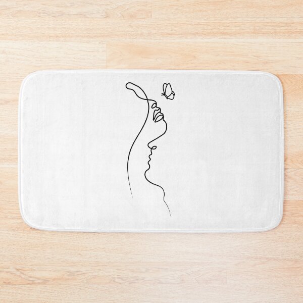 Item preview, Abstract Woman Face Line Art With Butterfly - Abstract Face With Butterfly - Line Art Butterfly Face designed and sold by Smartmerch99.