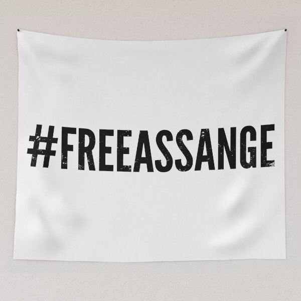 Item preview, #FreeAssange Hashtag Free Assange Now Political Current Affair designed and sold by henrymencia.