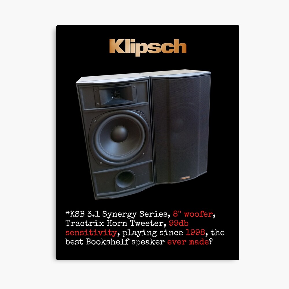 klipsch ksb 3.1 bookshelf speakers