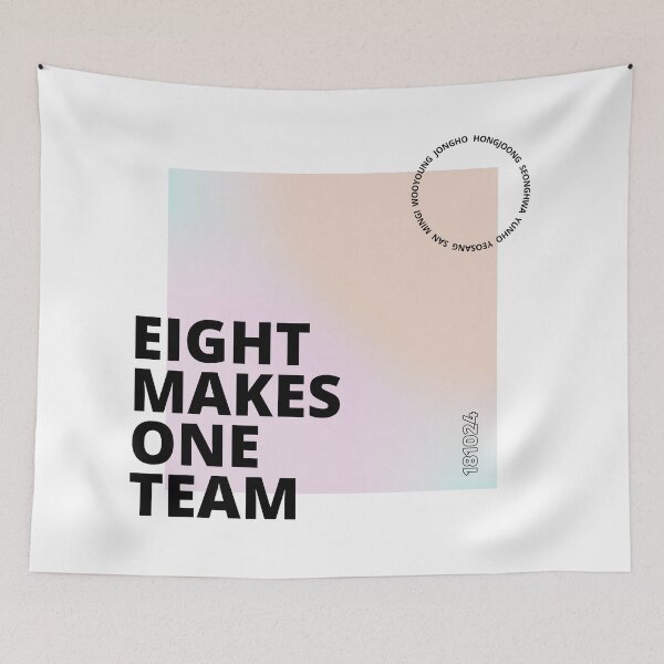 Item preview, eight makes one team designed and sold by daniellepeta.