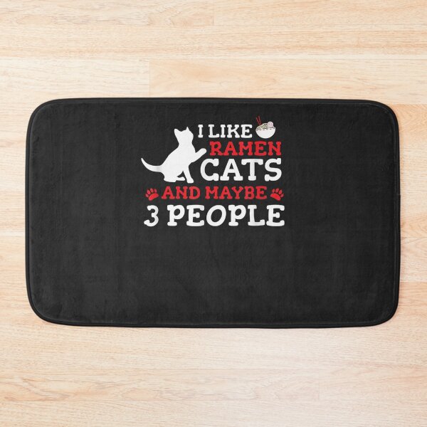 Item preview, I like Ramen, Cats & 3 people Cute T-Shirt for anim designed and sold by bosqueraau.