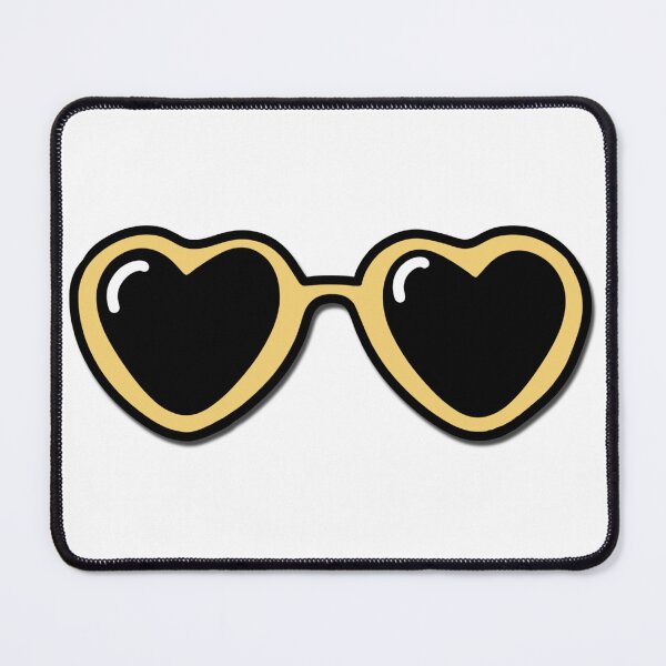 Item preview, Yellow Heart Sunglasses designed and sold by ricecakezz.