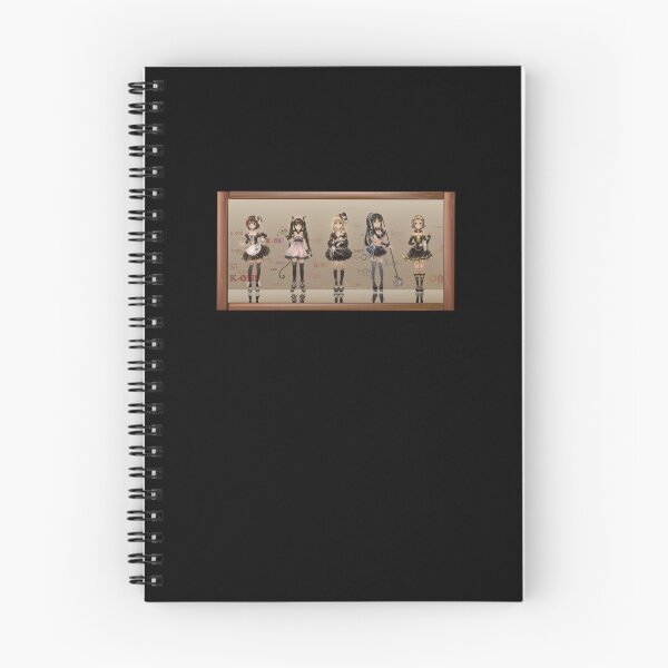 Item preview, K-ON Domestic Service Photo Shoot (on Black) designed and sold by epinkb.