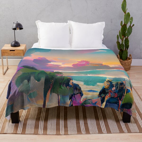 Item preview, Seashore Watercolor Dream Art designed and sold by Holisticfox.