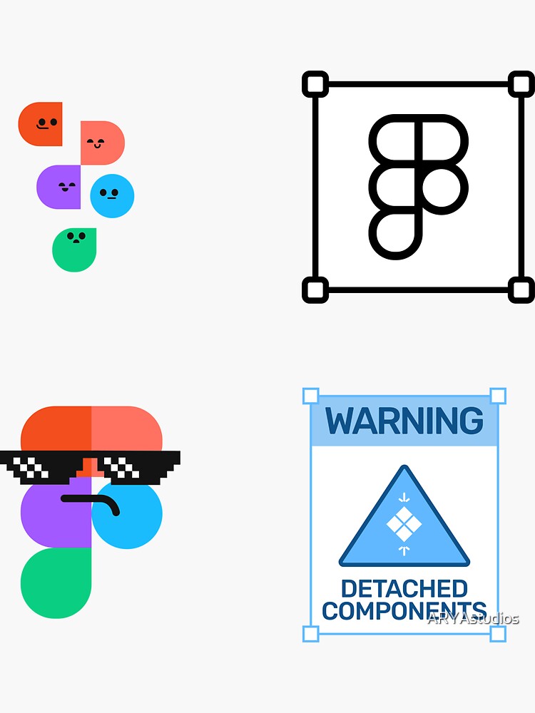 "UX Sticker Pack Bundle 3" Sticker for Sale by ARYAstudios Redbubble