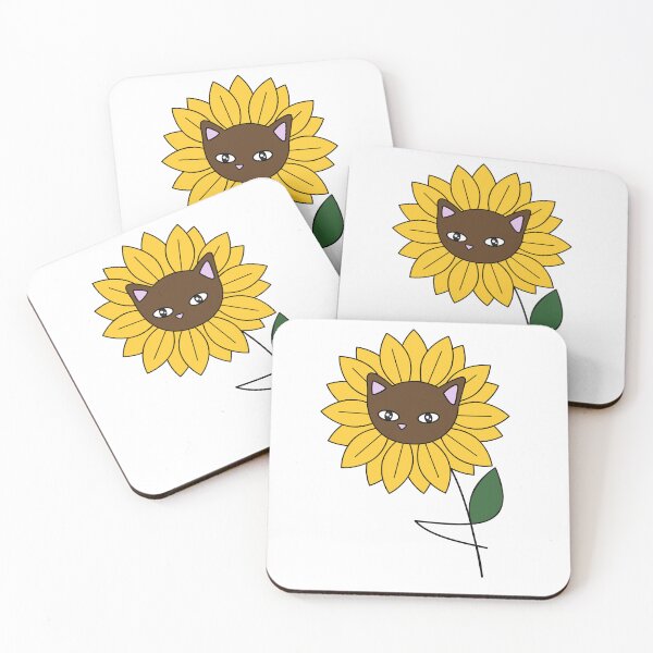 Item preview, Sunflower cat designed and sold by MeowMusic.