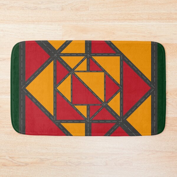 Item preview, Patch Work Design - Red and Golden Yellow designed and sold by SaShaCreations.