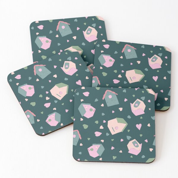 Item preview, Little Boxes - Bird House -  Forest Green  designed and sold by RosalieReeves.
