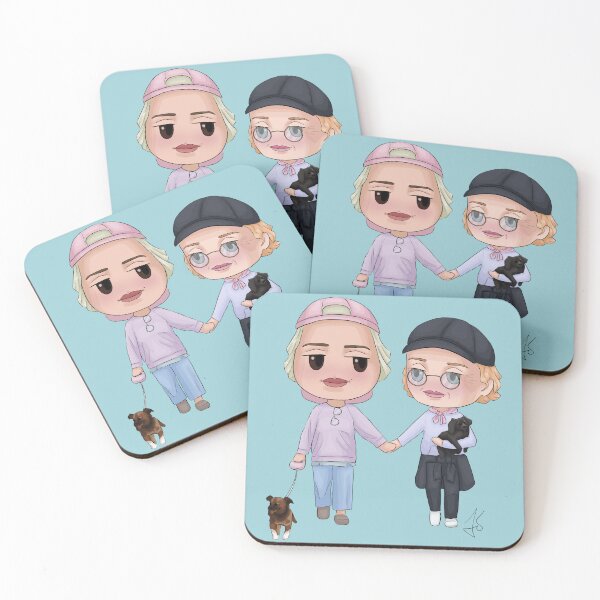 Item preview, Sarah and Holland with dogs designed and sold by Jade Willow.