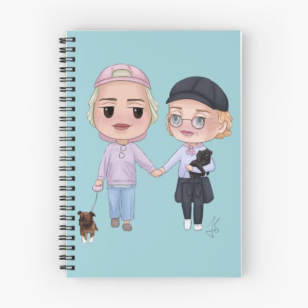Item preview, Sarah and Holland with dogs designed and sold by Jade Willow.