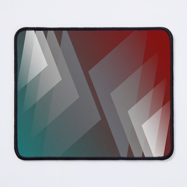 Item preview, Gray triangles on teal burgundy designed and sold by feiermar.