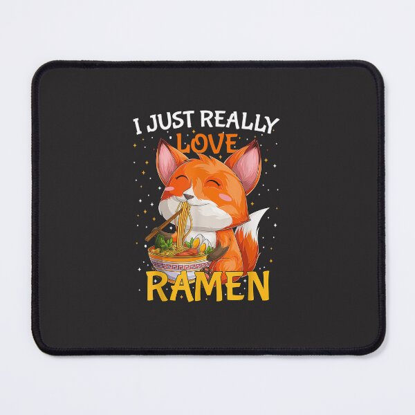 Item preview, Love Ramen Japanese Noodles cute Kawaii Anime fox women men designed and sold by maykri5k.