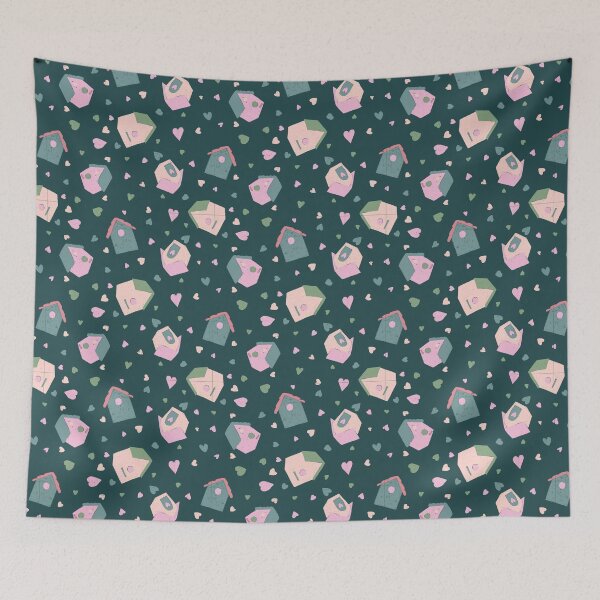 Item preview, Little Boxes - Bird House -  Forest Green  designed and sold by RosalieReeves.