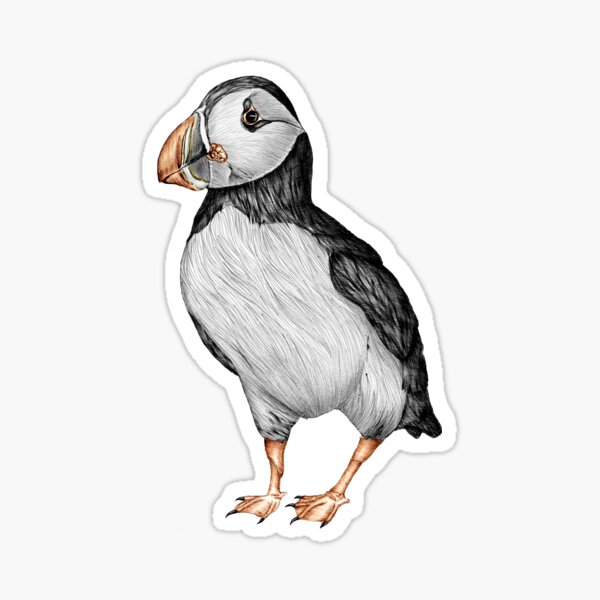 Item preview, Little Puffin designed and sold by ECMazur Art.