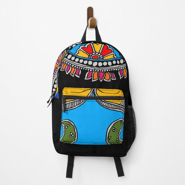 Item preview, Madhubani painting - Indian Mom - Jumping Fish - Indian Folk Art  designed and sold by ShrutiCreates.