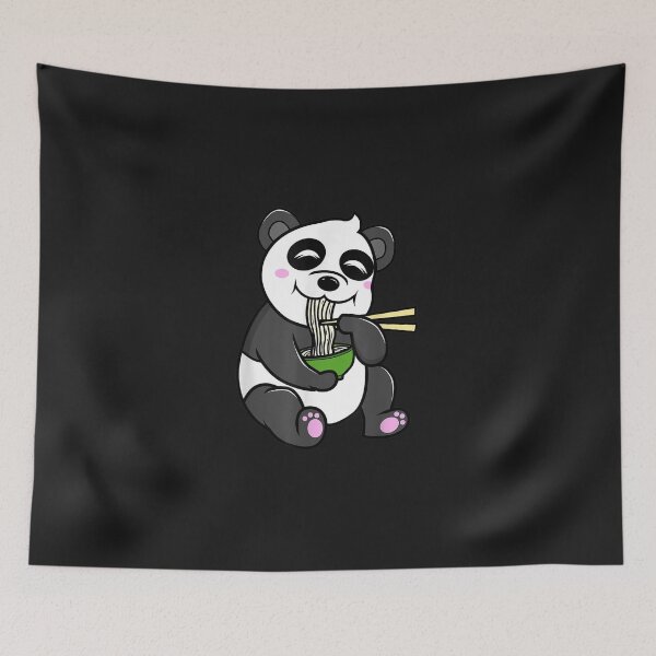 Item preview, Kawaii Japanese Panda Ramen Chinese Panda designed and sold by cajanhv.