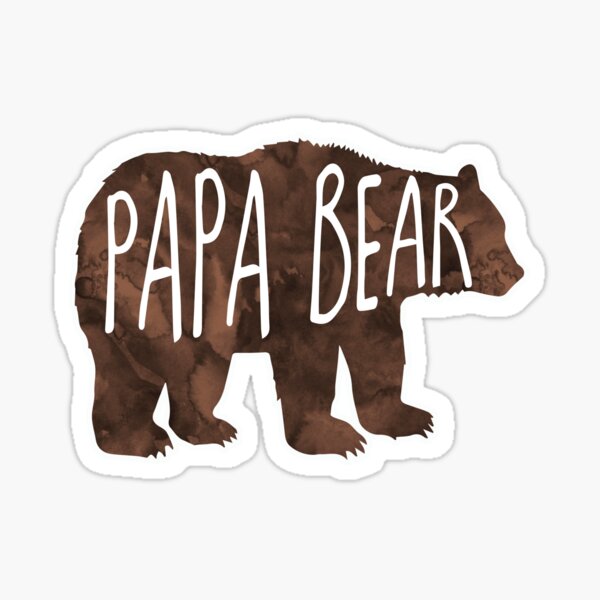 Papa Bear Sticker - Antiquaria