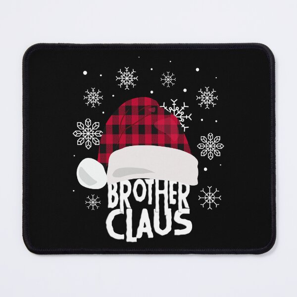 Item preview, Brother Claus Christmas Buffalo Plaid Santa Hat for Brother design designed and sold by Merchking1.