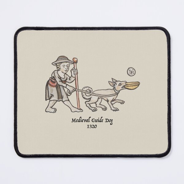 Item preview, Medieval Guide Dog and his Master: 1320 designed and sold by ebrawne.
