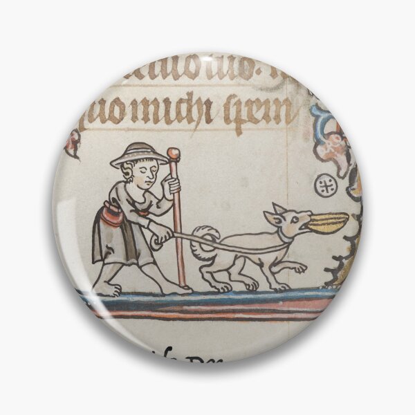 Item preview, Medieval Guide Dog and his Master: 1320 designed and sold by ebrawne.