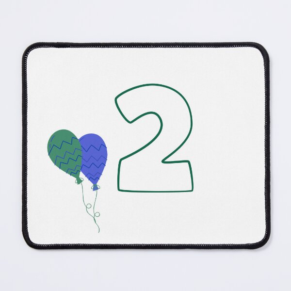 Item preview, 2nd Birthday with Balloons designed and sold by UnicornTrinity.