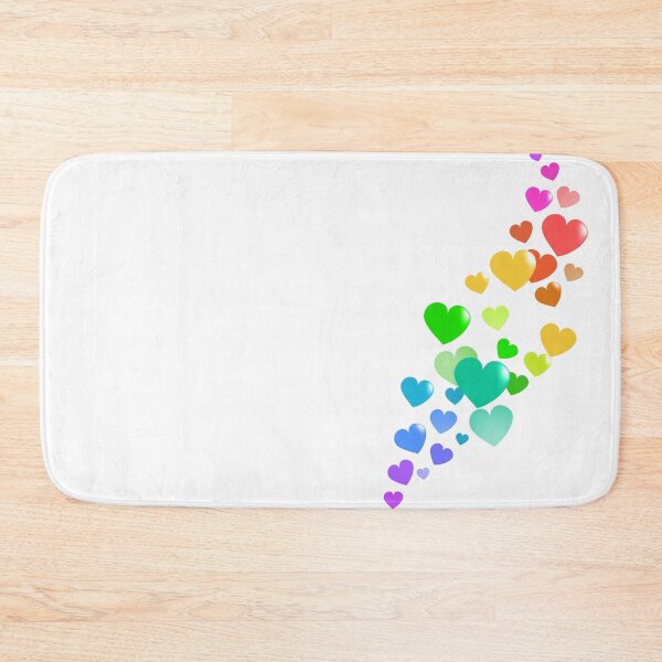Item preview, Rainbow Heart Bubbles Raining Down for Pride Love designed and sold by MunsyArt.
