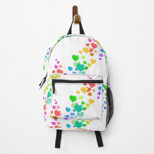 Item preview, Rainbow Heart Bubbles Raining Down for Pride Love designed and sold by MunsyArt.