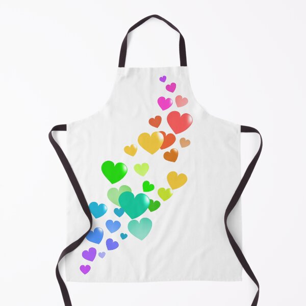 Item preview, Rainbow Heart Bubbles Raining Down for Pride Love designed and sold by MunsyArt.