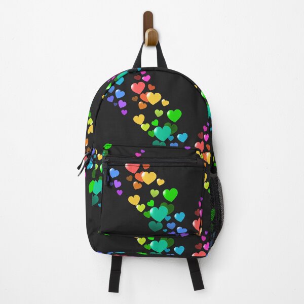 Item preview, Rainbow Heart Bubbles Raining Down for Pride Love designed and sold by MunsyArt.