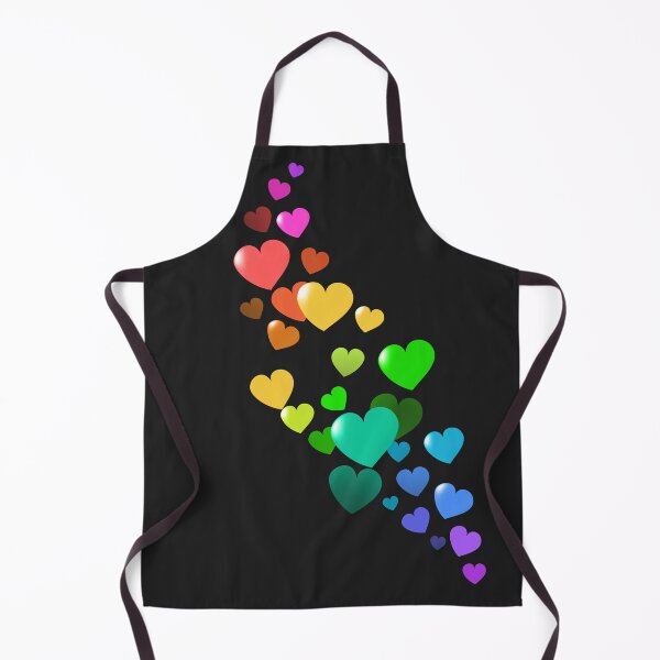 Item preview, Rainbow Heart Bubbles Raining Down for Pride Love designed and sold by MunsyArt.