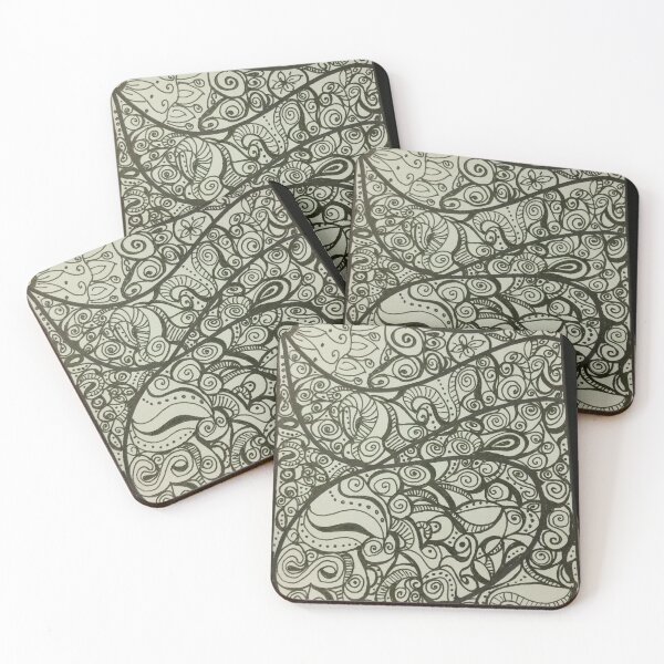 Item preview, Zentangle Black designed and sold by ErinLP.