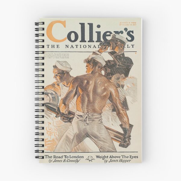 Item preview, Torpedos away! Collier's Magazine Cover 1917 designed and sold by ColorCats.
